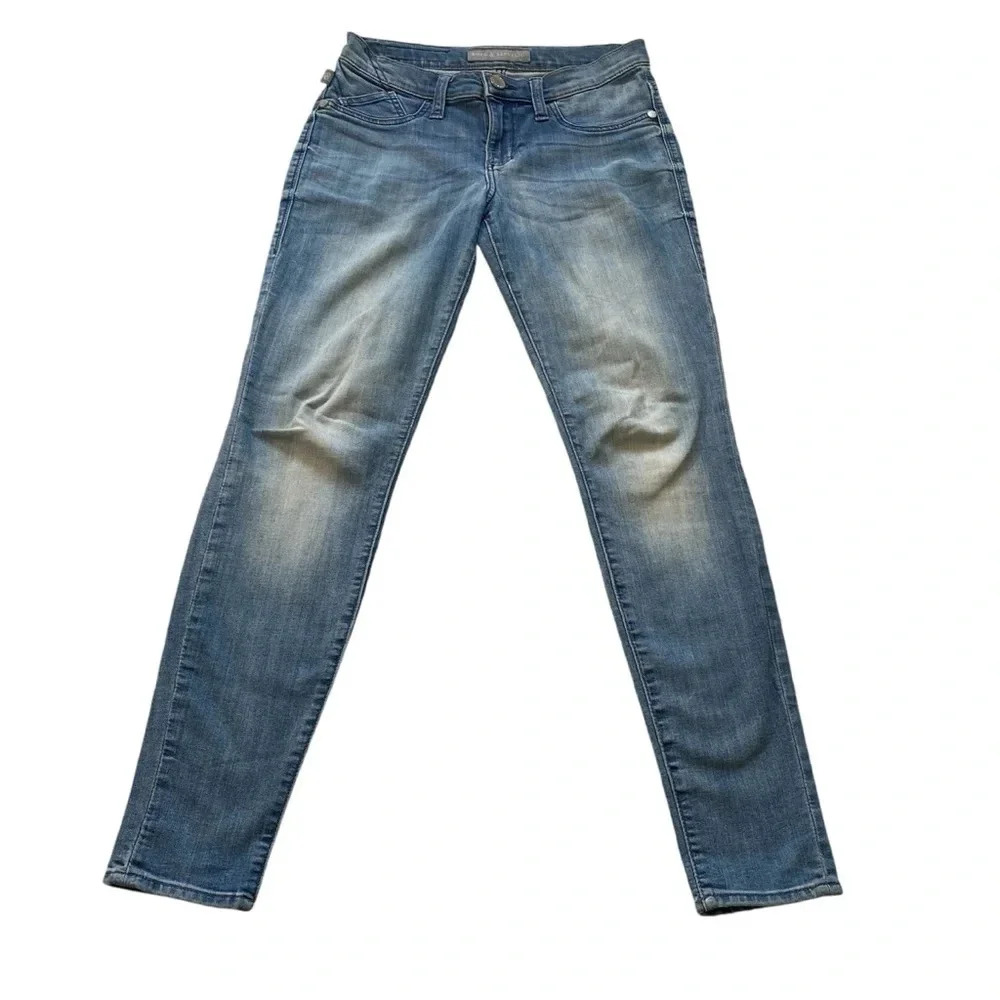 Rock &‎ Republic Skinny Jeans Denim Size 4 Studs accent